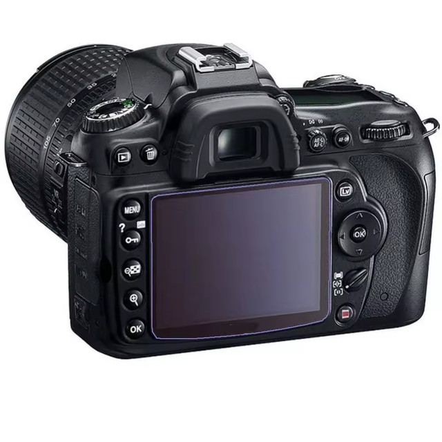 Anti-scratch Anti-fingerprint Anti Glare LCD Camera Tempered Glass Screen Protector for Nikon D7000