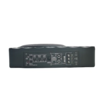 Amplificateur de voiture haute puissance de 8 pouces avec subwoofer sous le siège à bobine simple, subwoofer audio de voiture fin à basses pures, prix d'usine, DC 12V