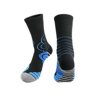 Chaussettes de sport personnalisées en gros avec logo – Noires/Blanches/Grises, en tissu éponge, à séchage rapide et antidérapantes