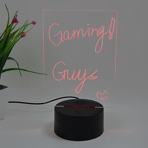 Altavoz inteligente multifunción con carga USB de color personalizado con luz nocturna LED para diseño Acrílico - Product Image 6