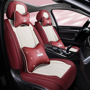 Accessoires d'intérieur <span class=keywords><strong>de</strong></span> voiture Décoration <span class=keywords><strong>Coussin</strong></span> <span class=keywords><strong>de</strong></span> siège Ensemble complet <span class=keywords><strong>Housse</strong></span> <span class=keywords><strong>de</strong></span> siège <span class=keywords><strong>de</strong></span> luxe Housses <span class=keywords><strong>de</strong></span> siège <span class=keywords><strong>de</strong></span> voiture en cuir sport - Product Image 4