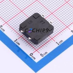 TS128TP 250gf 009 Tactile Switch SMD-4P,12x12mm Switch Single Pole Single Throw 2.5N Vertical Mount 12mm - Product Image 2