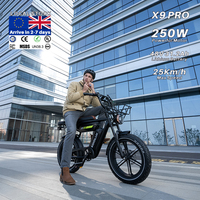 Vélo électrique tout-terrain KOOLUX X9 PRO 48V 31.2Ah avec freins à disque hydrauliques, certifié CE TUV, entrepôt Allemagne