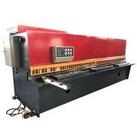 Machine de découpe de tôles d'acier automatique CNC à commande PLC de 1600 mm avec poutre oscillante, moteur de précision pour une découpe de haute précision