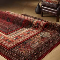 Tapis persan Kilim vintage de luxe fait main en fausse laine indienne, paillasson en soie, ensembles de tapis de salon
