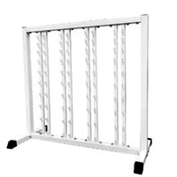 YOBER vente en gros de supports d'haltères à usage commercial pour salle de sport à domicile ensemble de poids de support de stockage d'affichage vertical d'haltères en néoprène avec roue