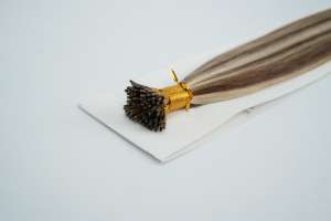 Wholesale Virgin Keratin Remy Super Double Drawn I-Tip <b>Hair</b> <b>Extensions</b> Hot <b>Sale</b> Pre-Bonded European <b>Hair</b> 10A Grade Micro-Link - Product Image 3
