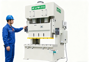 เครื่องกดไฮดรอลิก CNC แบบโครง C รุ่นใหม่ <span class=keywords><strong>LAIFU</strong></span> 200T พร้อมระบบดับเบิ้ลแครงค์ 380V 3.5kW สำหรับงานเจาะและปั๊มโลหะแผ่นแบบเปิด - Product Image 3