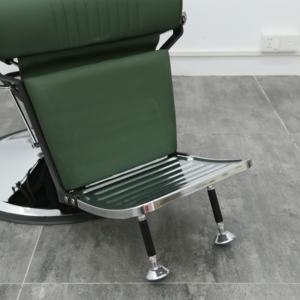 Özelleştirilebilir <span class=keywords><strong>Vintage</strong></span> yeşil deri berber koltuğu <span class=keywords><strong>Salon</strong></span> Styling güzellik dükkanı berber dükkanı hidrolik asansör sandalye - Product Image 5