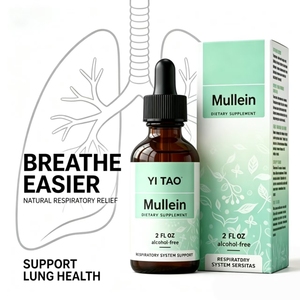Extracto de hoja de mulleína y lobelia natural, servicio OEM/ODM; suplemento dietético a base de hierbas para el cuidado de la salud del sistema respiratorio - Product Image 4