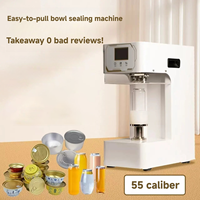 Machine de scellage entièrement automatique pour canettes PET, machine de mise en conserve de boissons, machine de scellage pour canettes de jus en plastique jetables 500ML 330ML