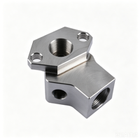 Supports en acier inoxydable usinés CNC de précision par échantillonnage, 3 pièces, 5 pièces, 0,02 mm, prototype OEM entièrement personnalisé, approvisionnement en gros