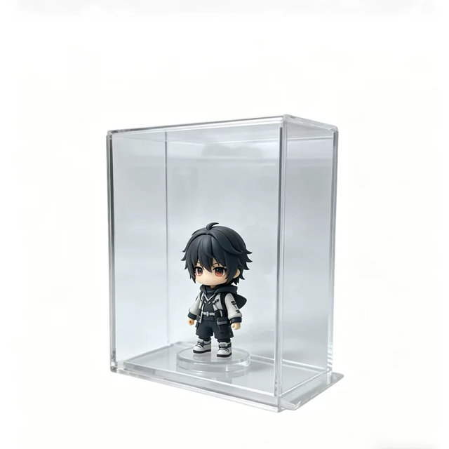 Premium Clear Acrylic Display Case High-Clarity Protective Showcase for Collectibles Retail