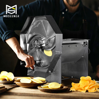 MS Commerciële Handmatige Elektrische Voedsel Snijmachine met Hoge Efficiëntie, RVS Fruit- en Groentesnijder voor de Keuken