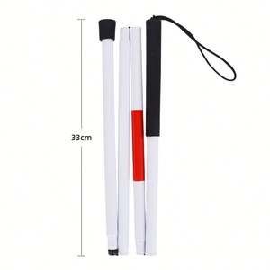 Bâton de marche aveugle pliant d'autodéfense avec canne de marche de film réfléchissant de <span class=keywords><strong>nuit</strong></span> pour la personne aveugle - Product Image 5