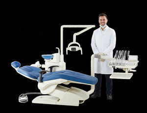 Sillones Dentales Eléctricos de Bajo Precio - Reposabrazos Giratorios de Lujo en Material PU con Diseño Amplio y Extendido - Product Image 4