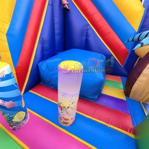 Outdoor large bounce <b>house</b> for kids chateau gonflable <b>inflatable</b> dragon bouncy castle with slide combo - Product Image 6