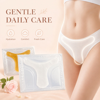 Masque Vaginal en Collagène Blanc Or, Masque Yoni, Masque de Soin Intime, Masque en Hydrogel Doux pour la Vulve