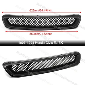 กระจังหน้ารถยนต์สำหรับปี 1996-2003 EK/EJ/คูเป้/ซีดาน สปอยเลอร์ ช่องรับอากาศ ฝาครอบช่องระบายอากาศ ชุดแต่ง อุปกรณ์เสริม - Product Image 4