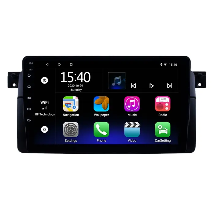 Untuk BMW E46 M3 318/320/325/330/335 Mobil GPS Navigasi Mobil Multimedia Player Wifi Roda Kemudi android 10 Mobil Radio