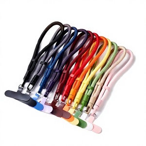 Adjustable Fashion Phone Wrist Strap Drop-resistant & Anti-loss <b>Polyester</b> Braided Unisex Mobile Phone <b>Lanyard</b> - Product Image 1