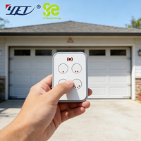 Control Remoto Duplicador YET2245se de 4 Botones con Código Variable y Almacenamiento de Energía, 433mhz, para Puertas de Garaje y Portones