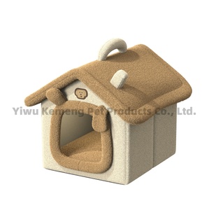 Hovicaed 새로운 디자인 접이식 애완 동물 하우스 이동식 빨 고양이 집 강아지 동굴 소파 애완 동물 침대 집 - Product Image 1