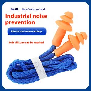 सिलिकॉन इयरप्लग साउंडप्रूफ शोर-रद्द करने के लिए वाटरप्रूफ स्विमिंग औद्योगिक उपयोग विरोधी शोर सुरक्षात्मक इयरप्लग बनाए गए हैं - Product Image 5