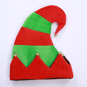 HLC RTS разные рождественские праздничные шапки Санта-эльфа головной убор для взрослых Рождественский карнавальный костюм реквизит украшения - Product Image 3
