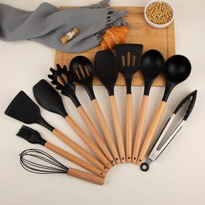 Utensilios de Cocina de Silicona al por Mayor, Personalizados OEM, de Grado Alimenticio, Ecológicos, Certificados por la FDA/LFGB, No Tóxicos, con Impresión de Logotipo - Product Image 5