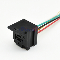 Connecteur de base de relais automobile 5 pôles avec support de montage, prise femelle 3334485008 DJJ7054Y-6.3-21