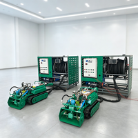 Robot de dragage subaquatique pour tuyaux, profondeur 30-90m, équipement de désagrémentation pour le nettoyage des égouts