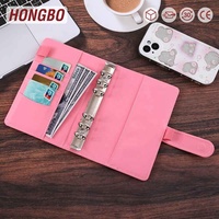 Hongbo Agenda de base A6 11 couleurs Nouvelle sortie Classeur budgétaire avec couverture en tissu Enveloppes pour argent et organisation des factures