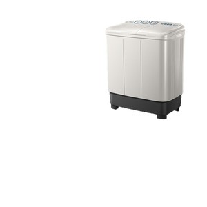 Lave-linge à double cuve Midea 8 kg semi-automatique avec boîtier en plastique, alimentation électrique, usage domestique - Product Image 1