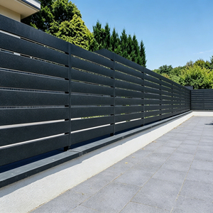 Paneles de Cerca de Privacidad de Aluminio con Recubrimiento de Polvo Negro Ecológico, Personalizados de Fábrica, para Cercas de Seguridad en Australia, Garantía de 10 Años - Product Image 5