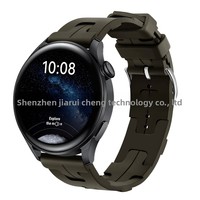 Bracelet de montre en silicone à boucle rapide motif H pour GT3/4/5/6 et Watch567 Herms