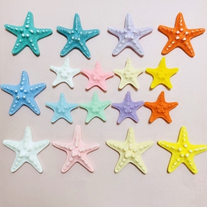 Adorno de <span class=keywords><strong>Estrella</strong></span> de Mar Kawaii para el Verano, Dijes 3D de Playa, Decoración de <span class=keywords><strong>Estrella</strong></span> de Mar, Accesorios para Carcasas de Teléfono, Espejos, Manualidades - Product Image 1