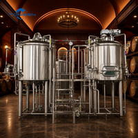 Ensemble d'équipement de microbrasserie clé en main Tonsen 500L 1000L en acier inoxydable pour brasserie artisanale avec garantie de 5 ans pour les brasseries artisanales