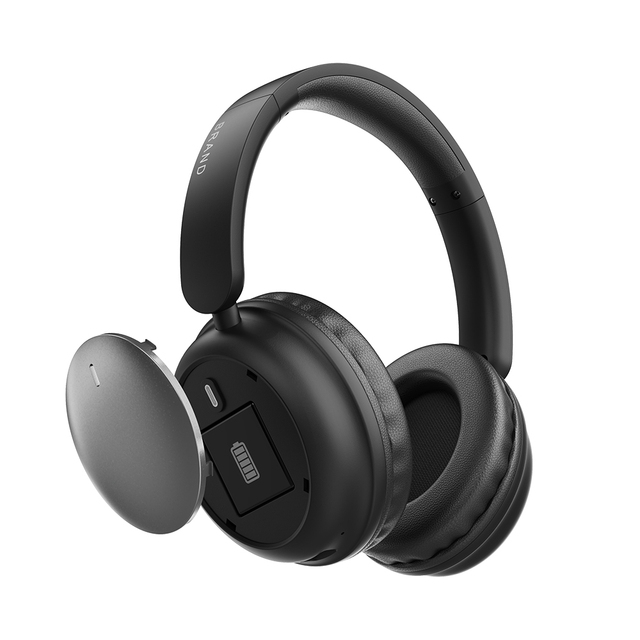 Sustainable Design Custom ANC Wireless Headphone Over Ear with Removable Battery