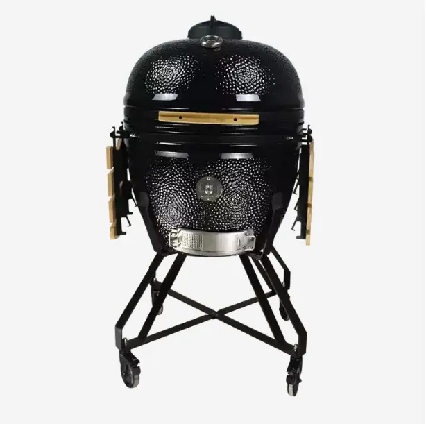 OEM Parrilla Barbecue Coreen Large Green Shape Egg 27 Inch Charcoal Ceramic Grill Kamado BBQ Grill For >10 People