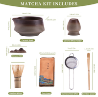 Ensemble de thé matcha japonais, bol à matcha en céramique créatif, 100 pièces, cérémonie du thé, boîte cadeau en deux parties, Fujian Chine