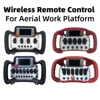 Control remoto industrial inalámbrico personalizado a prueba de agua con 6 joysticks y pantalla LCD para grúas, excavadoras y equipos de elevación