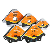 Support de soudage industriel personnalisé en forme de triangle, robuste, avec localisateur magnétique puissant et positionnement à angle fixe