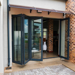 Thiết kế hiện đại cửa nhôm trượt với kính cường lực bán nóng có thể gập lại Phương pháp mở cho gia đình & sử dụng ngoài trời cho biệt thự - Product Image 3