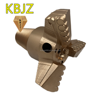KBJZ Chine Fabricant Alliage Acier Carbure PDC Cutter Forage de Puits d'Eau Exploitation Minière 8 Pouces 200 mm 3 Ailes Concave Pdc Drag Bit
