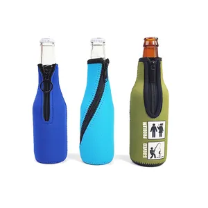 Low Price Waterproof Neoprene 330ml Beer Can Cooler Holder Beer Bottle Sleeve With Custom Logo