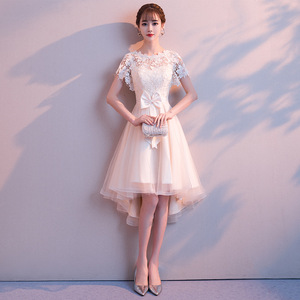 Eterea ospite breve esame d'arte damigella d'onore piccola studentessa <span class=keywords><strong>laurea</strong></span> abito da sera banchetto femminile - Product Image 6