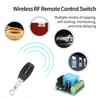 Module récepteur relais sans fil 433MHz RF 1 canal 12V domotique NFC commutateur de télécommande réseau 10A 220V/24V