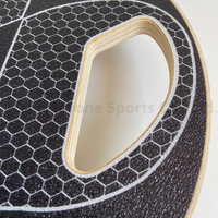 Planche d'équilibre pour la cheville Gym Home Foot Strengthener Single Leg Balance Board Wooden Foot Toe Balance Board
