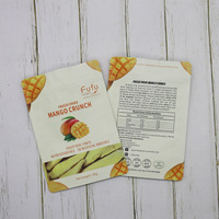Custom Logo 20G Doy Pack Folie Frosted Rits Zakken Mat Bedrukken Staande Zakje Gedroogd Fruit Opslag Bopp Plastic Warmte Afdichting